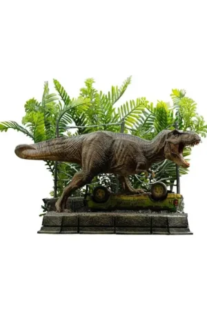 Jurassic Park statuette Icons T-Rex Breakout Set A 17 cm Figuurtje Uitverkoop