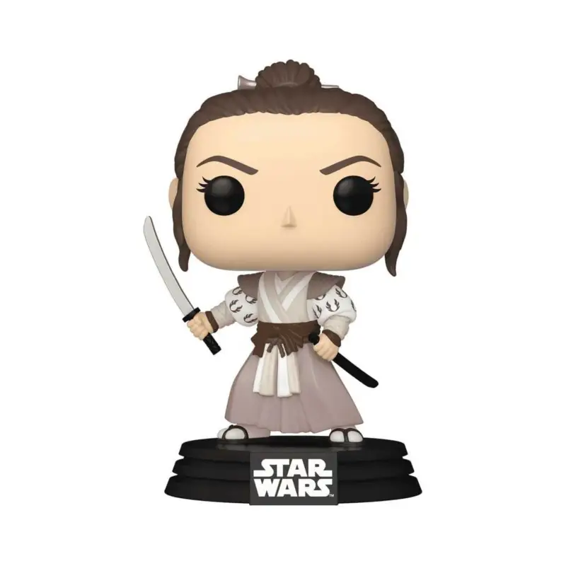 Goedkoop Star Wars POP! Vinyl Figure Bobble Head Rey Skywalker (Impressions) Exclusive 9 cm Figuurtje