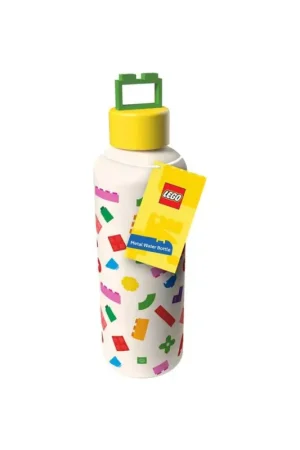 Lego metal water bottle with contoured lid Lage Prijs