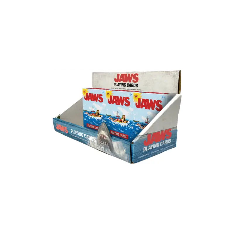 JAWS - Playing Cards CDU Containing 12 Packs Betrouwbaar