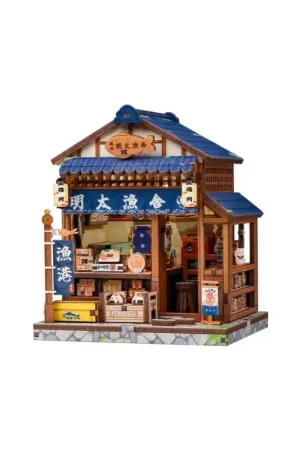 Book Nook Model Kit Miniature House Fukuoka Mentaiko Kitchen 11 x 9 cm Meest Verkocht
