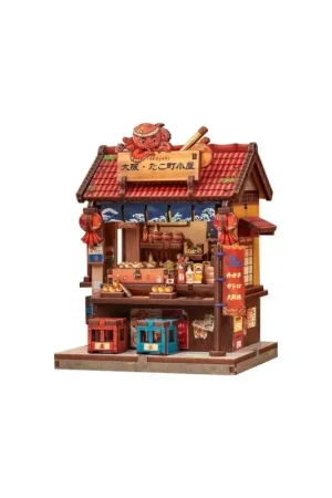Book Nook Model Kit Miniature House Osaka Takoyaki 12 x 9 cm Fabrieksprijs