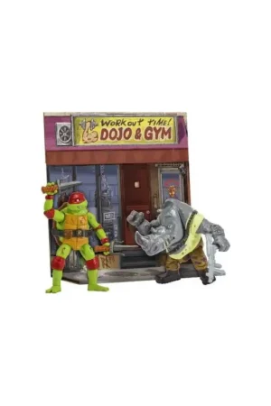 Op = Op Ninja Turtles: Teenage Years Battle Pack figures Raphael vs. Rocksteady 11 cm Action figure