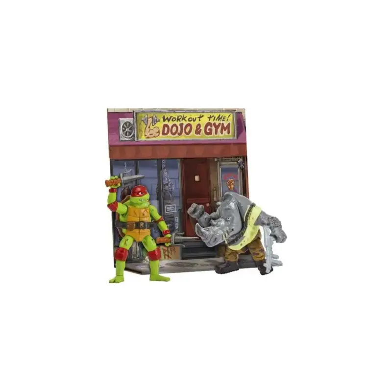 Op = Op Ninja Turtles: Teenage Years Battle Pack figures Raphael vs. Rocksteady 11 cm Action figure