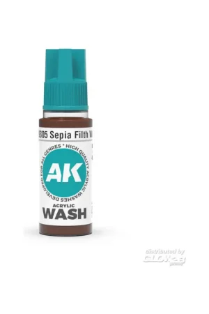 Actieprijs Sepia Filth Wash 18ml Acrylverf
