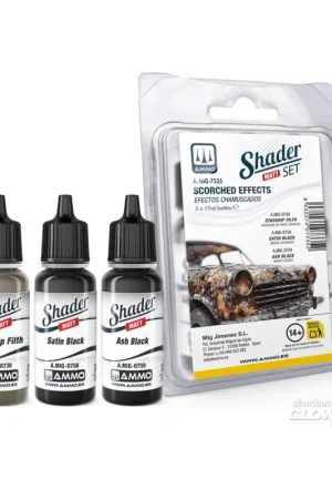 Voordeelprijs Matt SHADER Set Scorched Effects Acrylverf