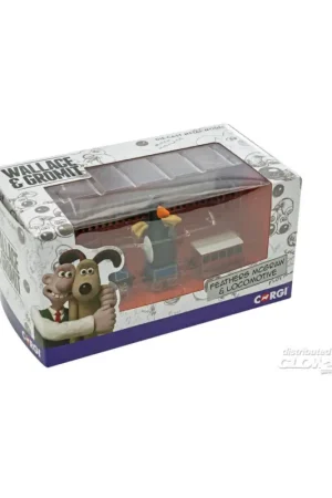 Voordeelprijs Wallace & Gromit - The Wrong Trousers - Feathers McGraw & Locomotive Miniatuur