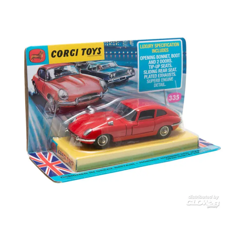 Jaguar 4.3 litre E Type Miniatuur Alleen Vandaag