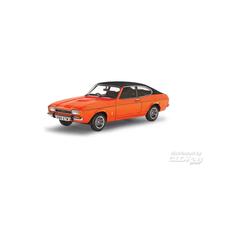 Ford Capri Mk2 3-litre Ghia Automatic, Sebring Red Miniatuur Beperkt Aanbod