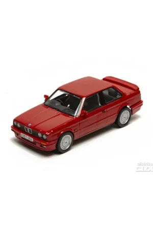 BMW E30 325i M-Tech 2, Brilliant Red Miniatuur Hete Deal