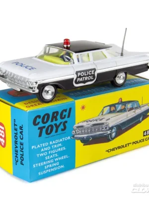 481 Chevrolet Police Car Miniatuur Gereduceerde Prijs