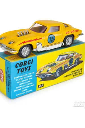 337 Customized Chevrolet Corvette Sting Ray Miniatuur Finale Uitverkoop