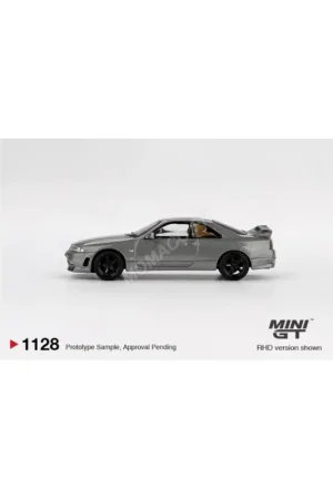 Nissan gtr (r33) nismo bcnr33 crs 1993 gray "dark metal grey" (blister edition) (rhd) Premium