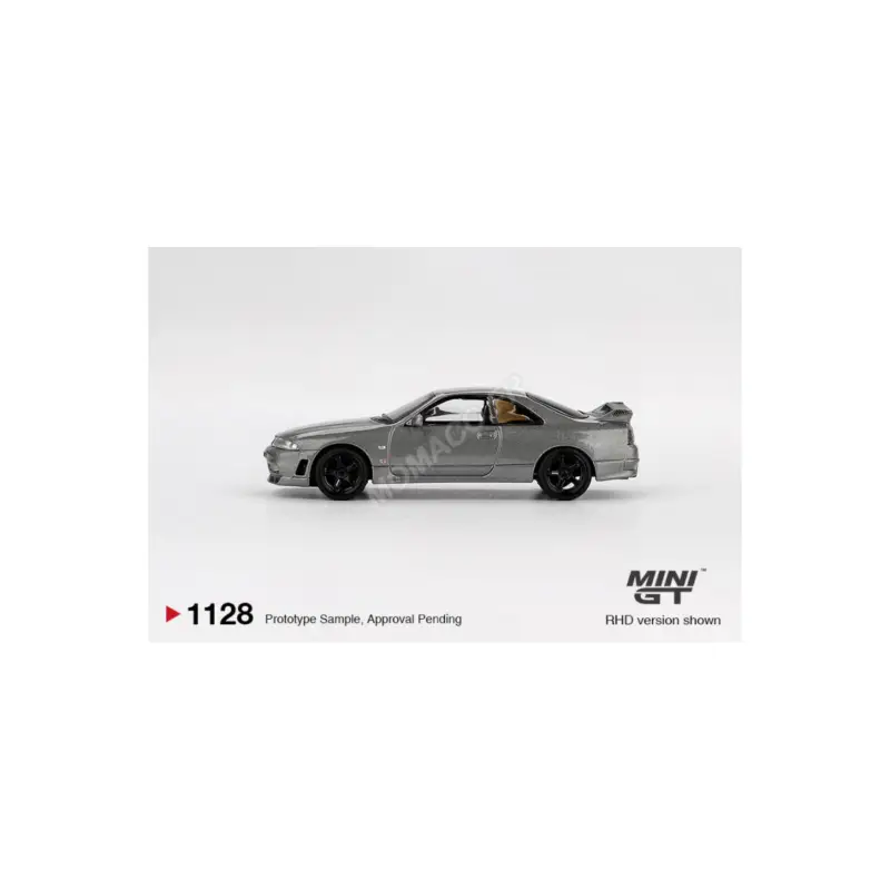 Nissan gtr (r33) nismo bcnr33 crs 1993 gray "dark metal grey" (blister edition) (rhd) Premium