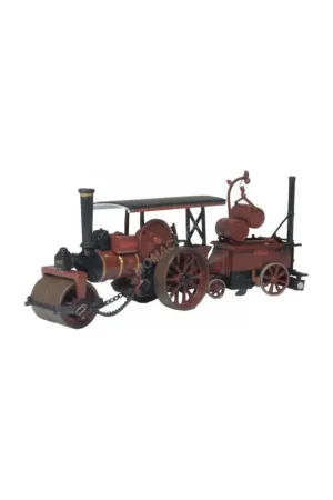 Fowler steam roller coleman flapper covenanter "ayr county council" brown Miniatuur Merkproduct
