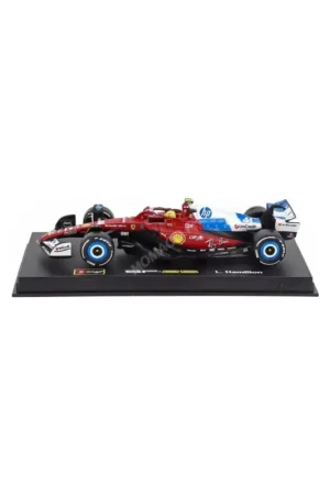 Direct Beschikbaar Ferrari f1 sf-25 team scuderia ferrari hp 44 lewis hamilton grand prix miami 2025 (premium packaging with helmet)