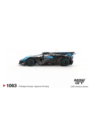 Seizoensaanbieding Bugatti bolide presentation 2024 black/blue (blister edition) (lhd) Miniatuur