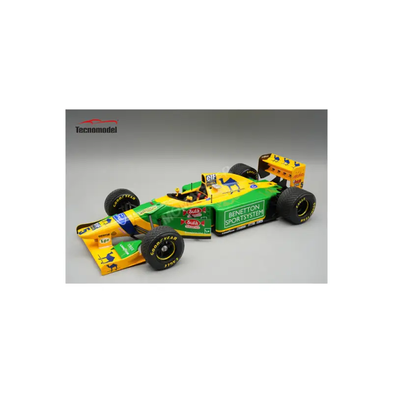 Benetton b193a 5 michael schumacher 1993 british grand prix with rain tyres Miniatuur Bestel Nu