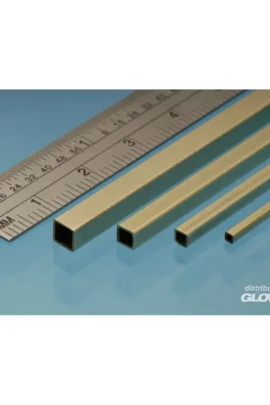 Square Brass Tube 2.4mm x 2.4mm Op = Op