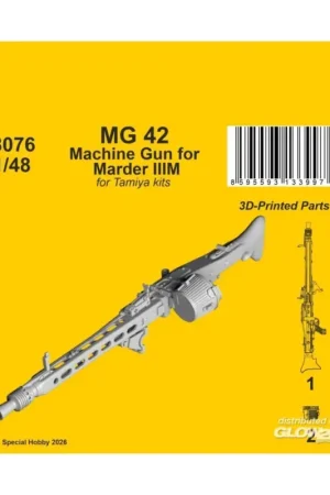 MG 42 Machine Gun for Marder IIIM for Tamiya Schaalmodel Aanbieding