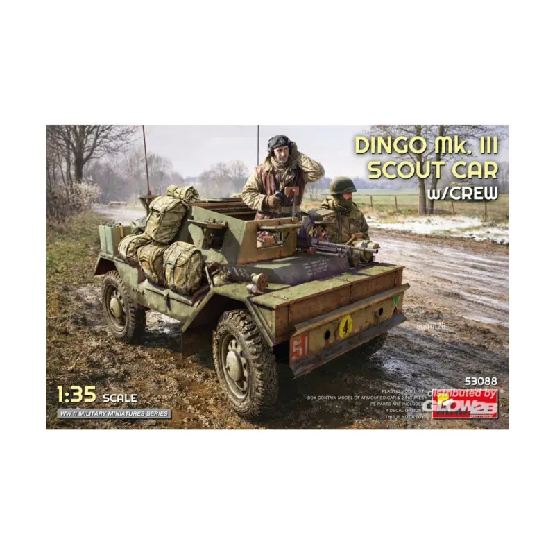 Dingo Mk. III Scout Car w/ Crew Schaalmodel Gecertificeerd