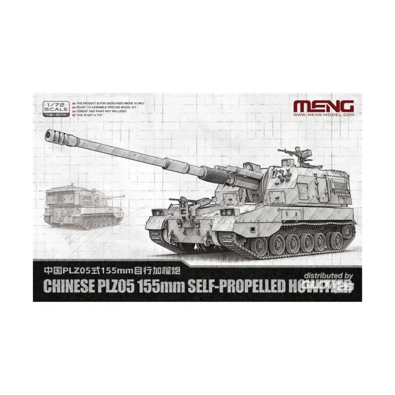 Chinese PLZ05 155mm Self-Propelled Howitzer Schaalmodel Goedkoop