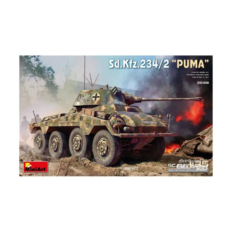 Beperkt Aanbod Sd.Kfz.234/2 “Puma” Schaalmodel