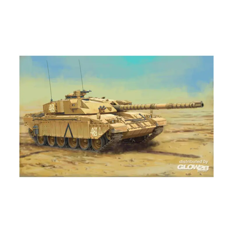 British MBT Challenger-1(mk.3) Gulf War Schaalmodel Gecertificeerd