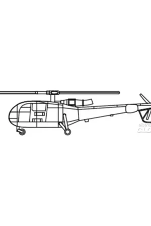 Alouette Helicopter Schaalmodel Must-Have