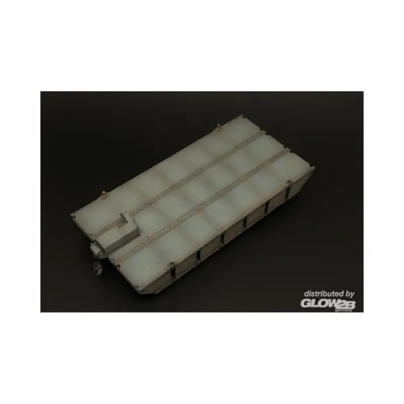 Dagaanbieding US Navy Seabees NL pontoon barge Schaalmodel