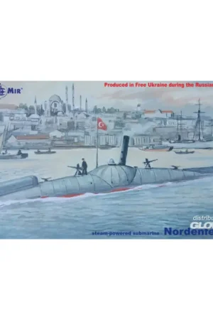 Nordenfeld II Turkish submarine Schaalmodel Direct Verzonden