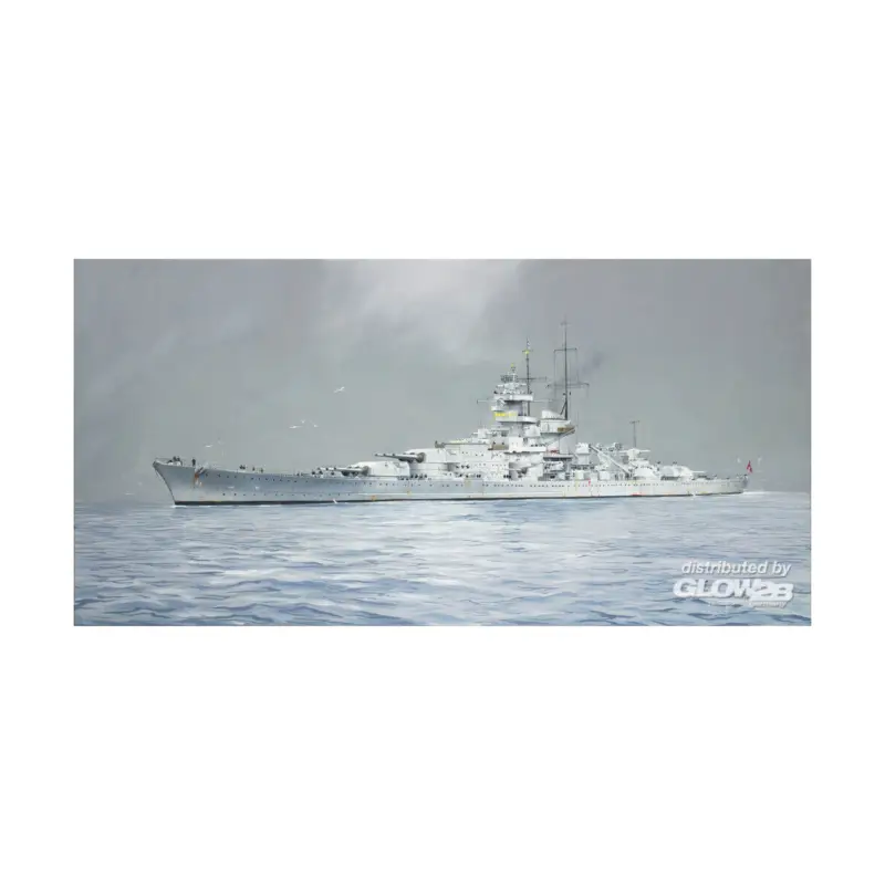 German Gneisenau Battleship Schaalmodel Populair