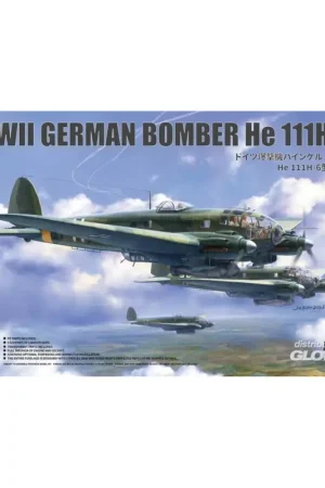 WW2 German Bomber He 111H-6 Schaalmodel Laatste Versie