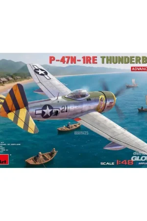 Populair P-47N-1RE Thunderbolt. Advanced Kit Schaalmodel