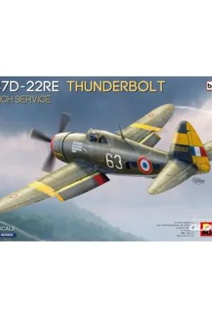 P-47D-22RE Thunderbolt. French Service. Basic Kit Schaalmodel Flitsaanbieding
