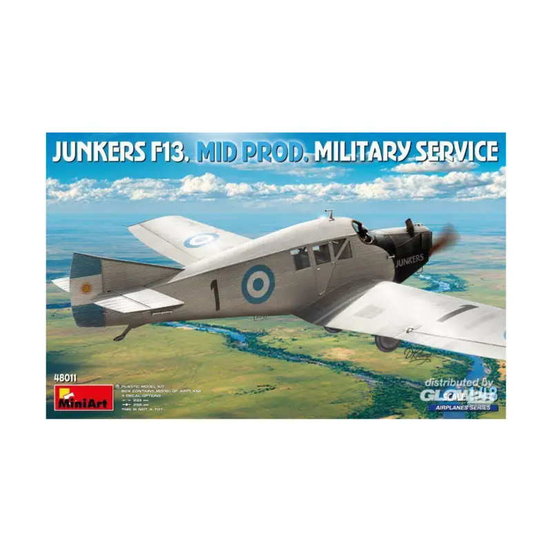 Nieuw Junkers F13. Mid Prod. Military Service Schaalmodel