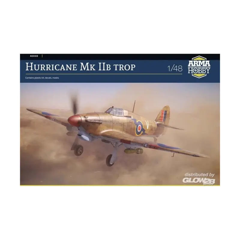 Flitsaanbieding Hurricane Mk IIb too 1/48 Schaalmodel