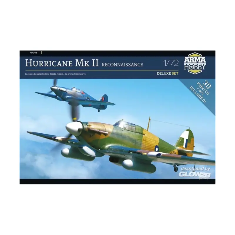 Betrouwbaar Hurricane Mk II Reconnaissance Deluxe Set Schaalmodel