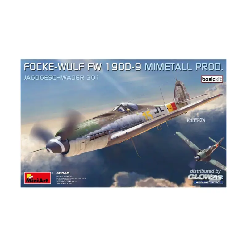 Aanbieding Focke-Wulf Fw 190D-9. Mimetall Prod. Basic Kit. Jagdgeschwader 301 Schaalmodel