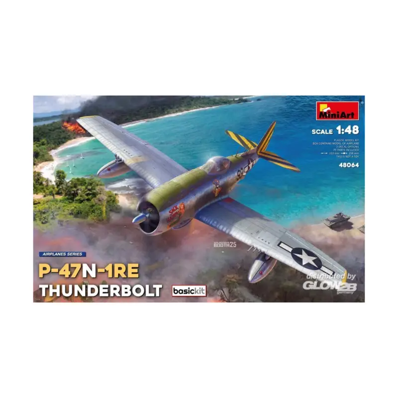 Rechtstreeks Van De Fabrikant P-47N-1RE Thunderbolt. Basic Kit Schaalmodel