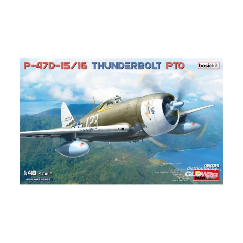 P-47D-15/16 Thunderbolt. PTO. Basic Kit Schaalmodel Actieprijs