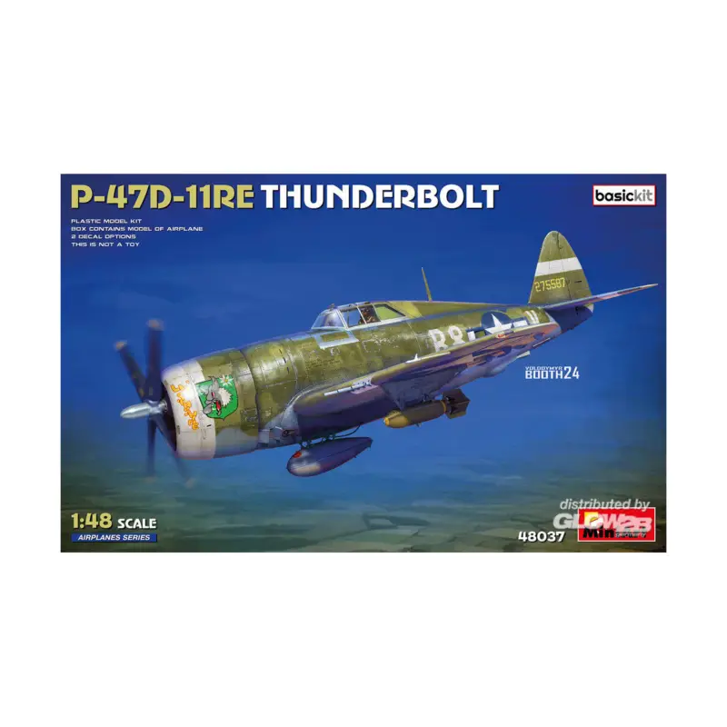 Actieprijs P-47D-11RE Thunderbolt. Basic Kit Schaalmodel