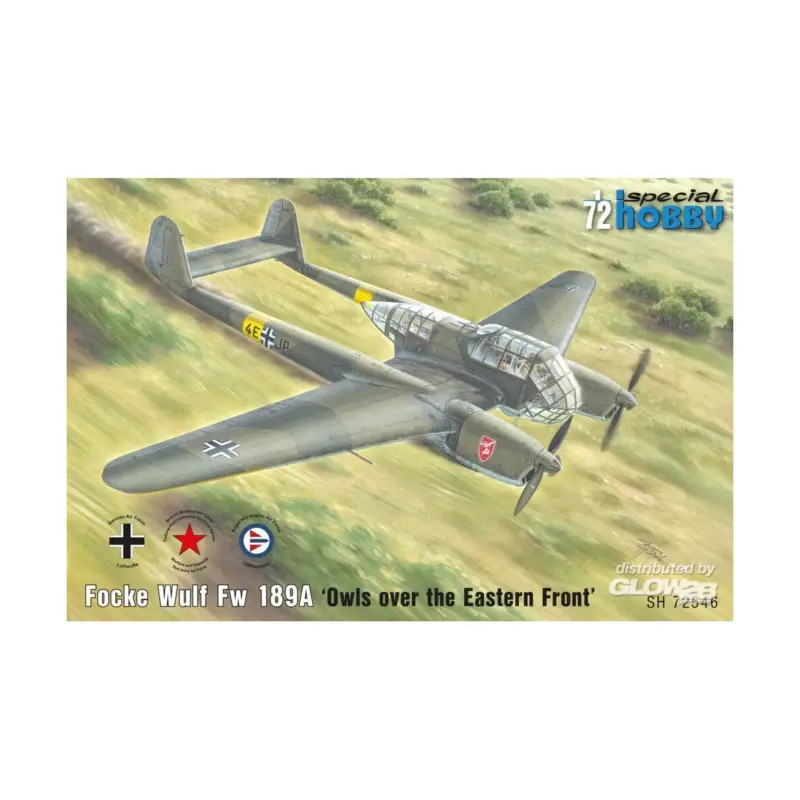 Focke Wulf Fw 189A 'Owls over the Eastern Front' Schaalmodel Korting
