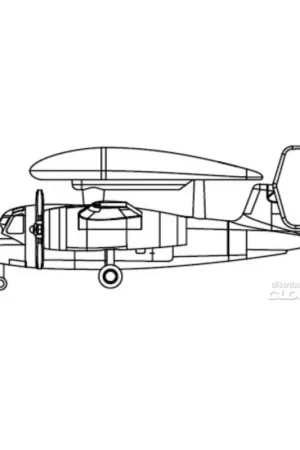 E-1B Tracer Schaalmodel Direct Verzonden