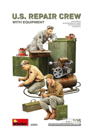 Populair US Repair Crew w/Equipment Figuren