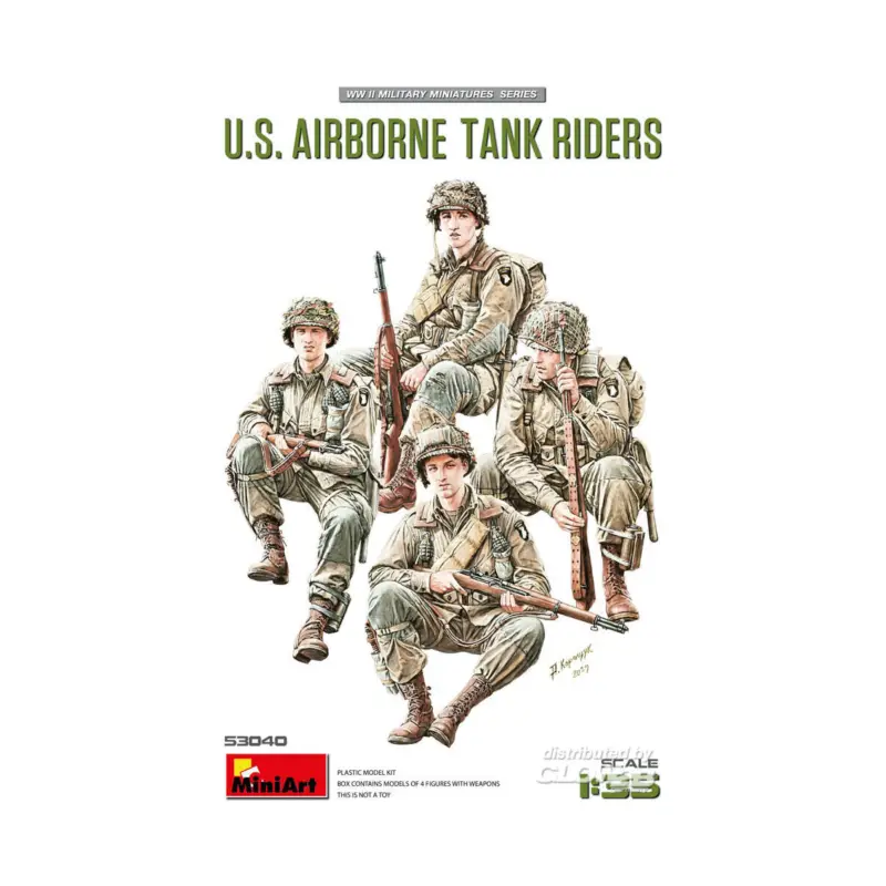Gereduceerde Prijs US Airborne Tank Riders Figuren