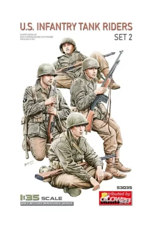 US Infantry Tank Riders. Set 2 Figuren Korting