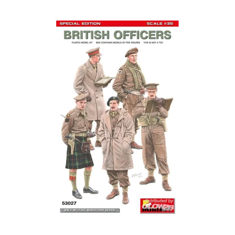 Korting British Officers.Special Edition Figuren