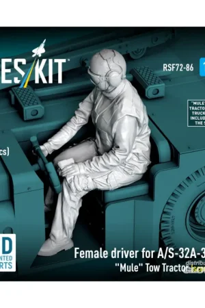 Exclusieve Aanbieding Female driver for A/S-32A-31A Mule Tow Tractor (scene 2) (1 pcs) (3D Printed) Figuren