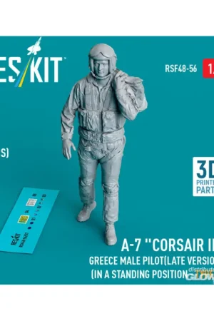A-7 Corsair II Greece male pilot (in a standing position - type 2) (1 pcs) (3D Printed) Gereduceerde Prijs
